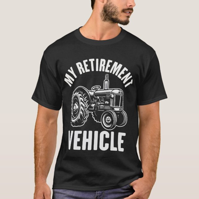 Mein Ruhestättenfahrzeug Zugmaschine Sonniger Baue T-Shirt (Vorderseite)