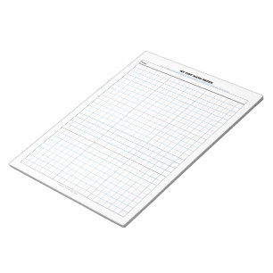 Mein sauberer Mathe-Papier-Notizblock Notizblock