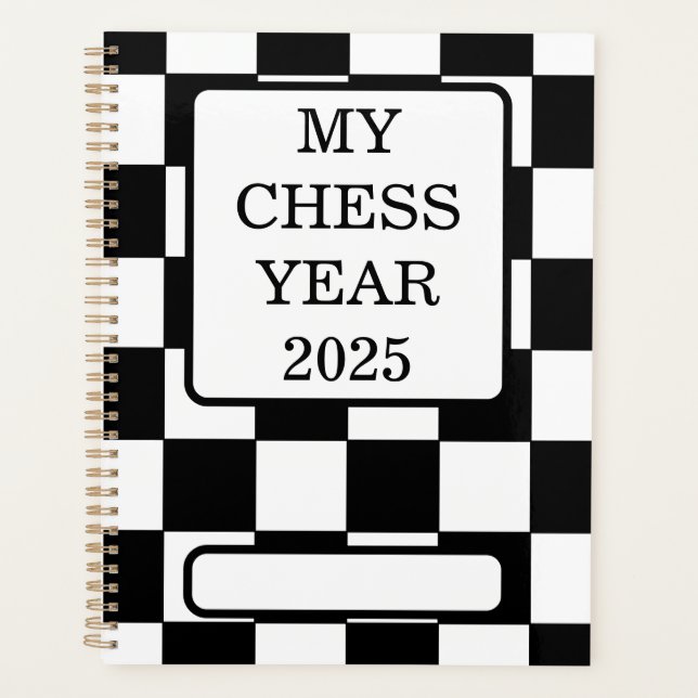 Mein Schachjahr 2025 Planer (Vorderseite)