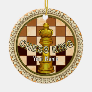 Mein Schachkönig Keramik Ornament