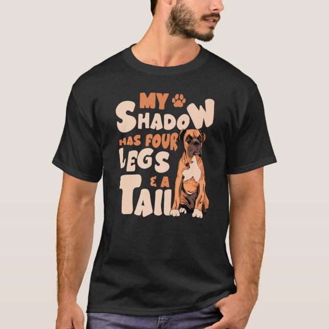 Mein Schatten hat vier Beine und einen Schwanz - A T-Shirt (Vorderseite)