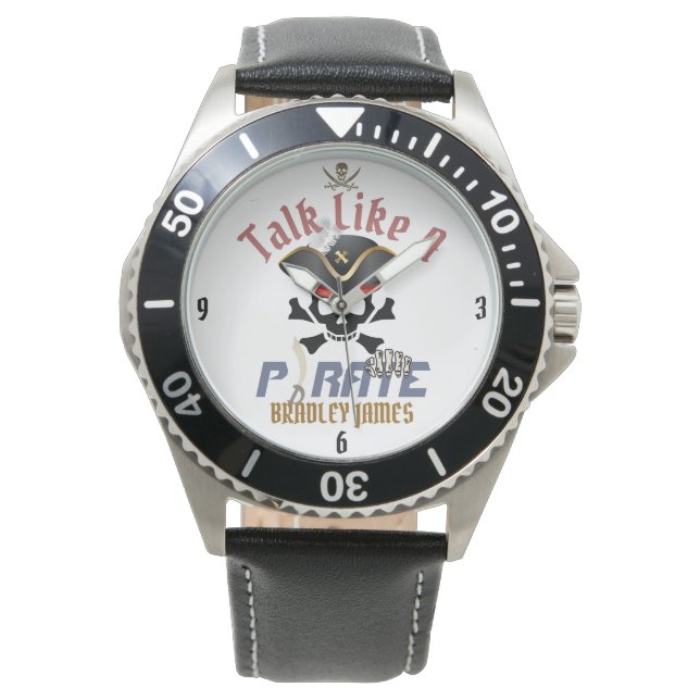 Mein Schatz | International Talk Like a Pirate Day Armbanduhr (Vorderseite)