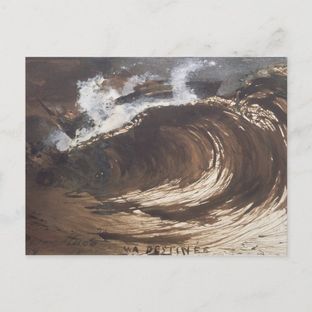 Mein Schicksal, 1857 Postkarte (Vorderseite)