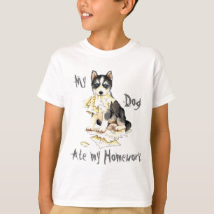 Mein Schlittenhund aß meine Hausaufgaben T-Shirt