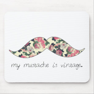 mein Schnurrbart ist Vintages mousepad