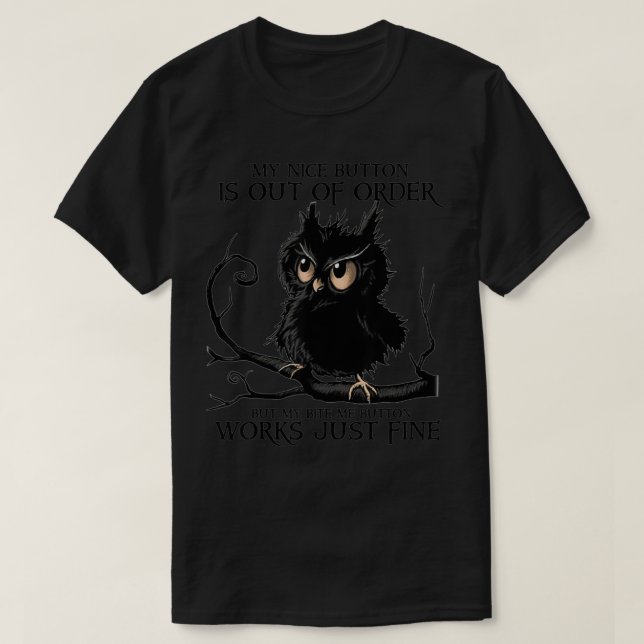 Mein schöner Knopf ist kaputt. T-Shirt (Design vorne)