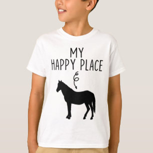 Mein schöner Platz Pferd Lover S Reitsport Eque T-Shirt