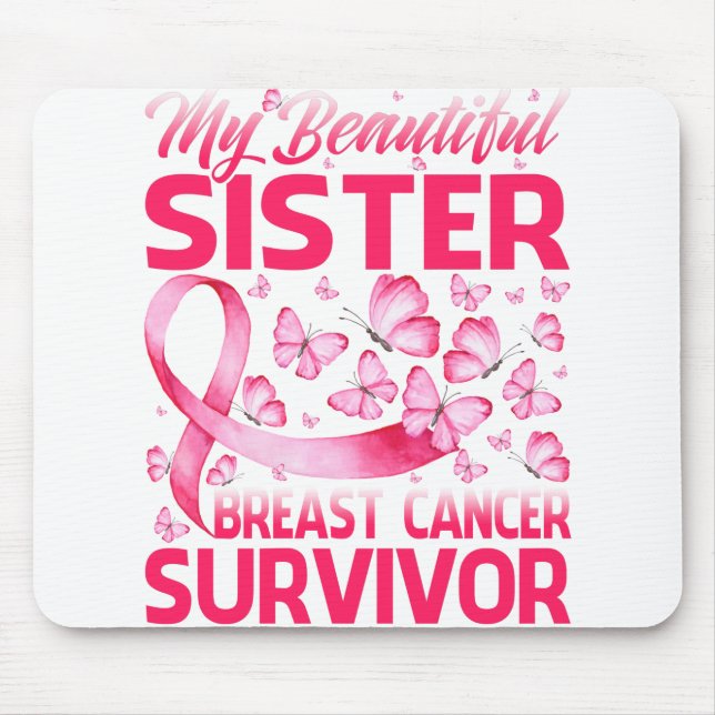 Mein schöner, Schwester Brustkrebs-Überlebender Mousepad (Vorne)