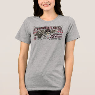 Mein Schraubenschlüssel kann dein Auto reparieren, Tri-Blend Shirt
