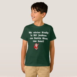 MEIN SCHWESTER IST JEALOUS SANTA WIE ICH BESTER T  T-Shirt