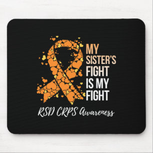 Mein Schwesterkampf ist mein Kämpfen RSS Crps Bewu Mousepad