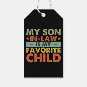 Mein Schwiegersohn ist mein Lieblingskind Family G Geschenkanhänger