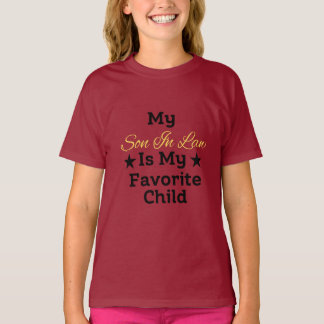 Mein Schwiegersohn ist mein Lieblingskind für Mutt T-Shirt