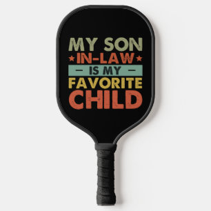Mein Schwiegersohn ist mein Lieblingskind Lustige  Pickleball Schläger