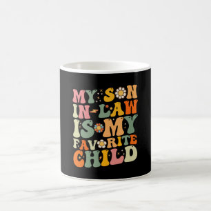 Mein Schwiegersohn ist mein Lieblingskind Retro Gr Kaffeetasse