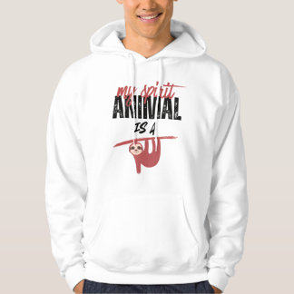 Mein Seelentier ist ein Faultier _ lustige Sprüche Hoodie