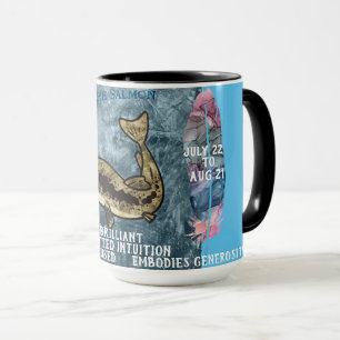 "Mein Seelenverwandter-Tier" Der Lachs Kaffeebeche Tasse