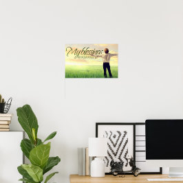 "Mein Segen" Motivation Affirmation Poster