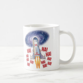 Mein Seiten Meme Tassen-Weißhintergrund Kaffeetasse