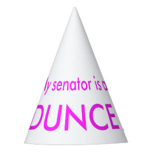 Mein Senator ist ein Klassenletzt-Hut Partyhütchen