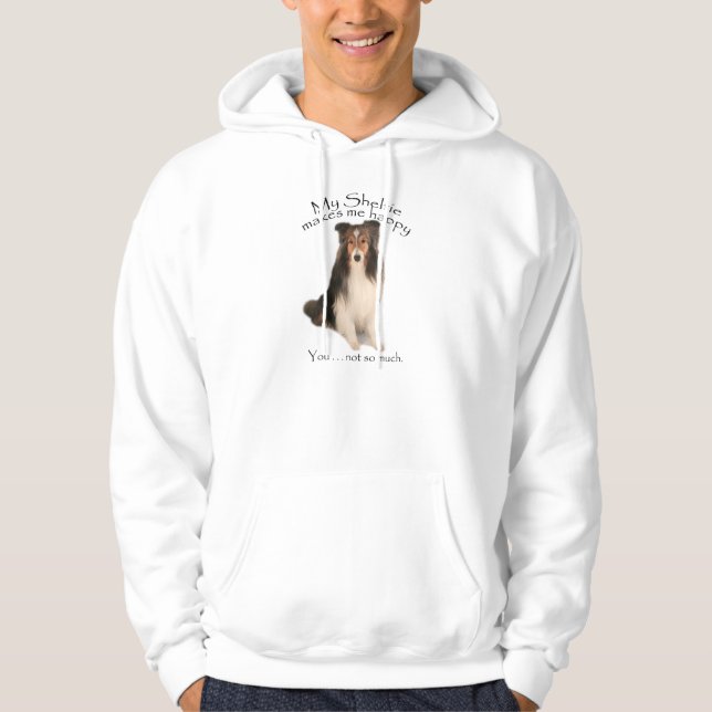Mein Sheltie stellt mich glückliches Shirt her (Vorderseite)