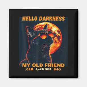 Mein Shirt Hallo Dunkelheit Freund Sonnenfinsterni Magnet