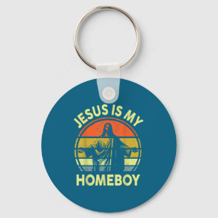 Mein Shirt Jesus Homeboy Retro Christlich Religiös Schlüsselanhänger
