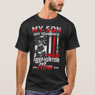 Mein Sohn hat deine Mama für den Feuerwehrmann. T-Shirt
