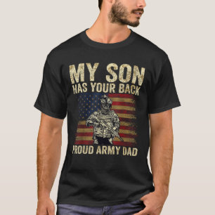 Mein Sohn hat Ihren Vater Veteran aus der hinteren T-Shirt