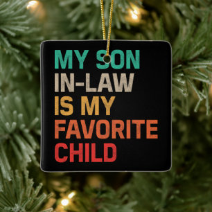 Mein Sohn im Jura ist mein liebstes Kind Keramikornament