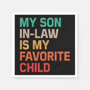 Mein Sohn im Jura ist mein liebstes Kind Serviette