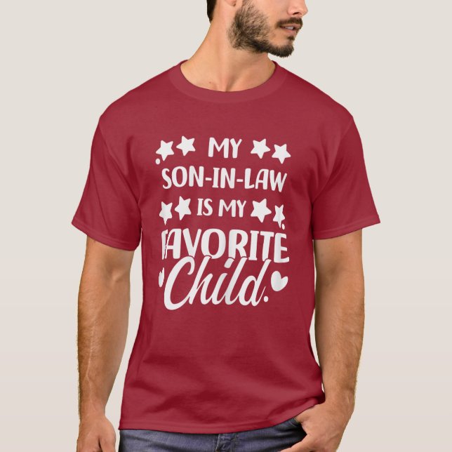 Mein Sohn im Jura ist mein liebstes Kind T-Shirt (Vorderseite)