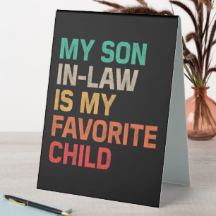 Mein Sohn im Jura ist mein liebstes Kind Tischaufsteller