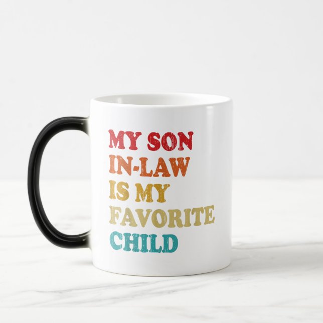 Mein Sohn im Jura ist mein liebstes Kind Verwandlungstasse (Links)