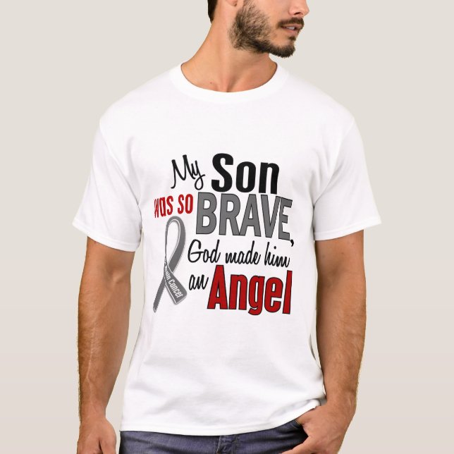 Mein Sohn ist ein Hirntumor des Engels-1 T-Shirt (Vorderseite)