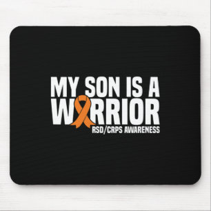 Mein Sohn ist ein Krieger Orange Ribbon Rsdcrps Aw Mousepad