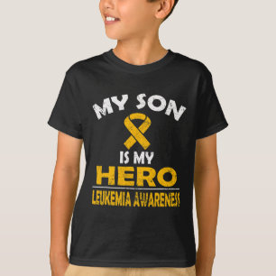 MEIN SOHN IST MEIN HERO LEUKEMIA-BEWUSSTSEIN FÜR S T-Shirt