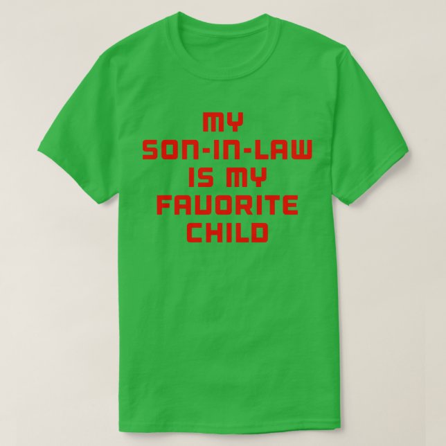 Mein Sohn ist mein Lieblingskind 3 T-Shirt (Design vorne)