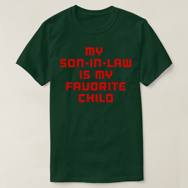 Mein Sohn ist mein Lieblingskind 3 T-Shirt (Design vorne)