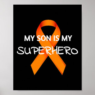Mein Sohn ist mein Superheld Leukämie Awareness Mo Poster