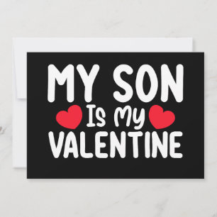Mein Sohn ist meine Liebe Vater-Familie für Valent Einladung