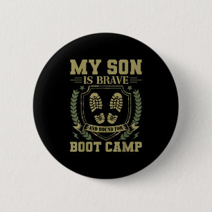 Mein Sohn ist tapfer und auf dem Weg ins Bootcamp  Button
