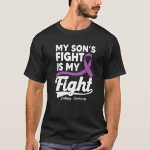 Mein Sohn kämpft mit meinem Kämpfer gegen Epilepsi T-Shirt