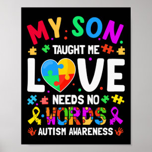 Mein Sohn lehrte mir, dass die Liebe keine Worte d Poster
