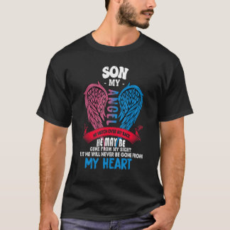 Mein Sohn mein Engel, den er über meinen Rücken wa T-Shirt
