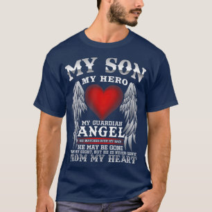 Mein Sohn, mein Held, mein Wächter Angel im Gedäch T-Shirt