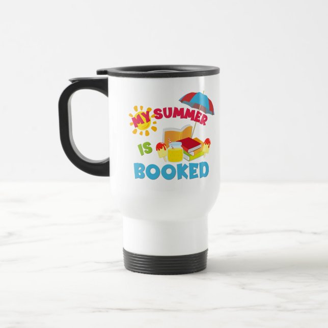 Mein Sommer ist für zwei Tonen Kaffee Tasse gebuch (Links)