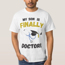 Mein Sonis endlich ein Arzt - medizinisches Gesche T-Shirt