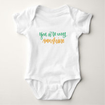 Mein Sonnenschein-Baby-Shirt