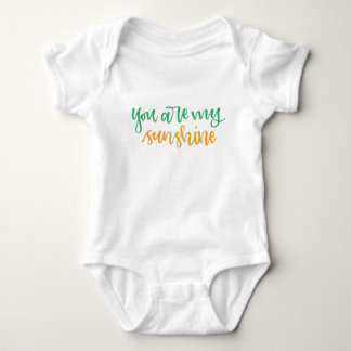 Mein Sonnenschein-Baby-Shirt Baby Strampler